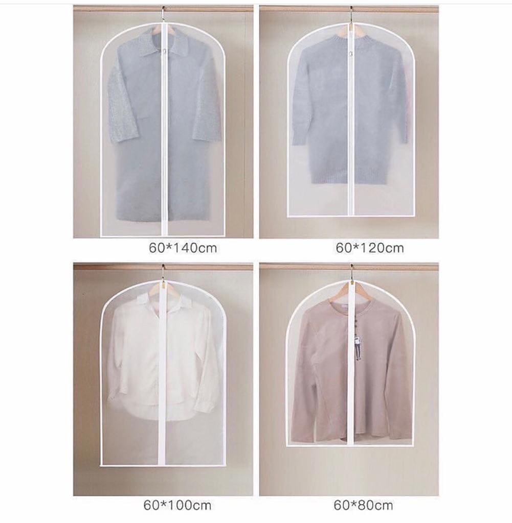 Translucent Dustproof Garment Bags With Zipper And Folding Hook, Hanging Garment Bag, Clear Dust-proof Garment Bags for Storage, Clear Full Zipper Suit Bags Translucent Dustproof Garment Bags With Zipper And Folding Hook, Hanging Garment Bag, Clear Dust-proof Garment Bags for Storage, Clear Full Zipper Suit Bags
